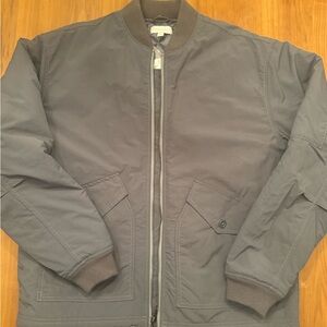 Urban outfitters standard cloth gray modern bomber jacket men’s M brand new